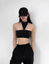Load image into Gallery viewer, &#39;The End&#39;  Future Turtleneck Triangle Tube Top AlielNosirrah
