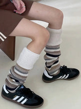 Load image into Gallery viewer, Thick Knitted Striped Contrasting Pile Socks AlielNosirrah
