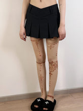 Load image into Gallery viewer, &#39;Tribes&#39;  Y2k Summer Totem Henna Tattoo Tights AlielNosirrah
