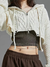 Load image into Gallery viewer, Twist Texture Hooded Woolen Slimming Jacket AlielNosirrah
