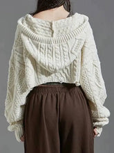 Load image into Gallery viewer, Twist Texture Hooded Woolen Slimming Jacket AlielNosirrah

