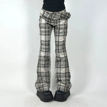 Load image into Gallery viewer, &#39;Vintage Plaid&#39; Fashionable Slimming Casual Low Waist Pants for Hot Girls AlielNosirrah
