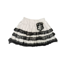 Load image into Gallery viewer, &#39;Wanted&#39; Harajuku Black &amp; White Tutu Skirt AlielNosirrah
