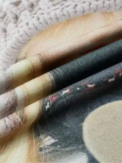 'Doll Pop' Retro Cartoon Print Y2K Asymmetrical Shoulder Tee AlielNosirrah