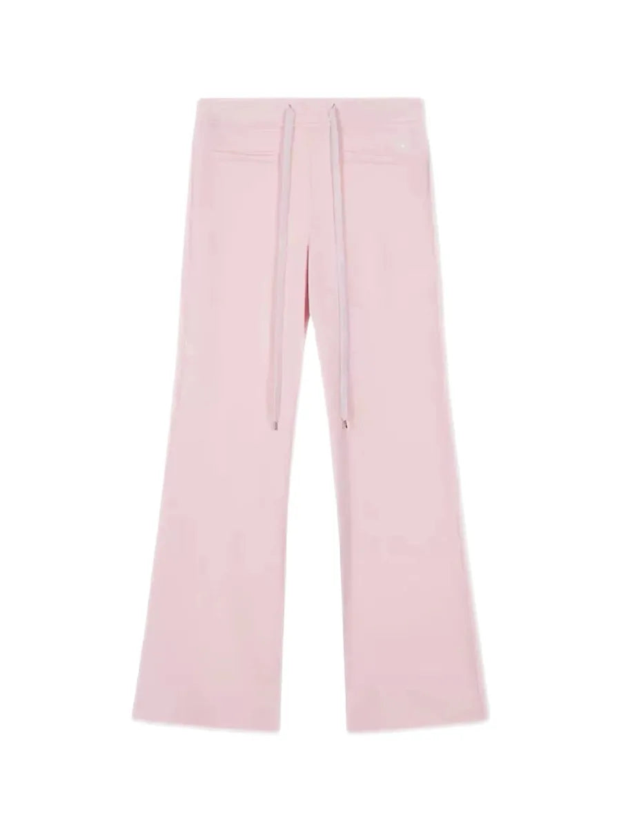 'Pink Shake'Y2k Soft Pink Fleeced Bell Shape Pants AlielNosirrah