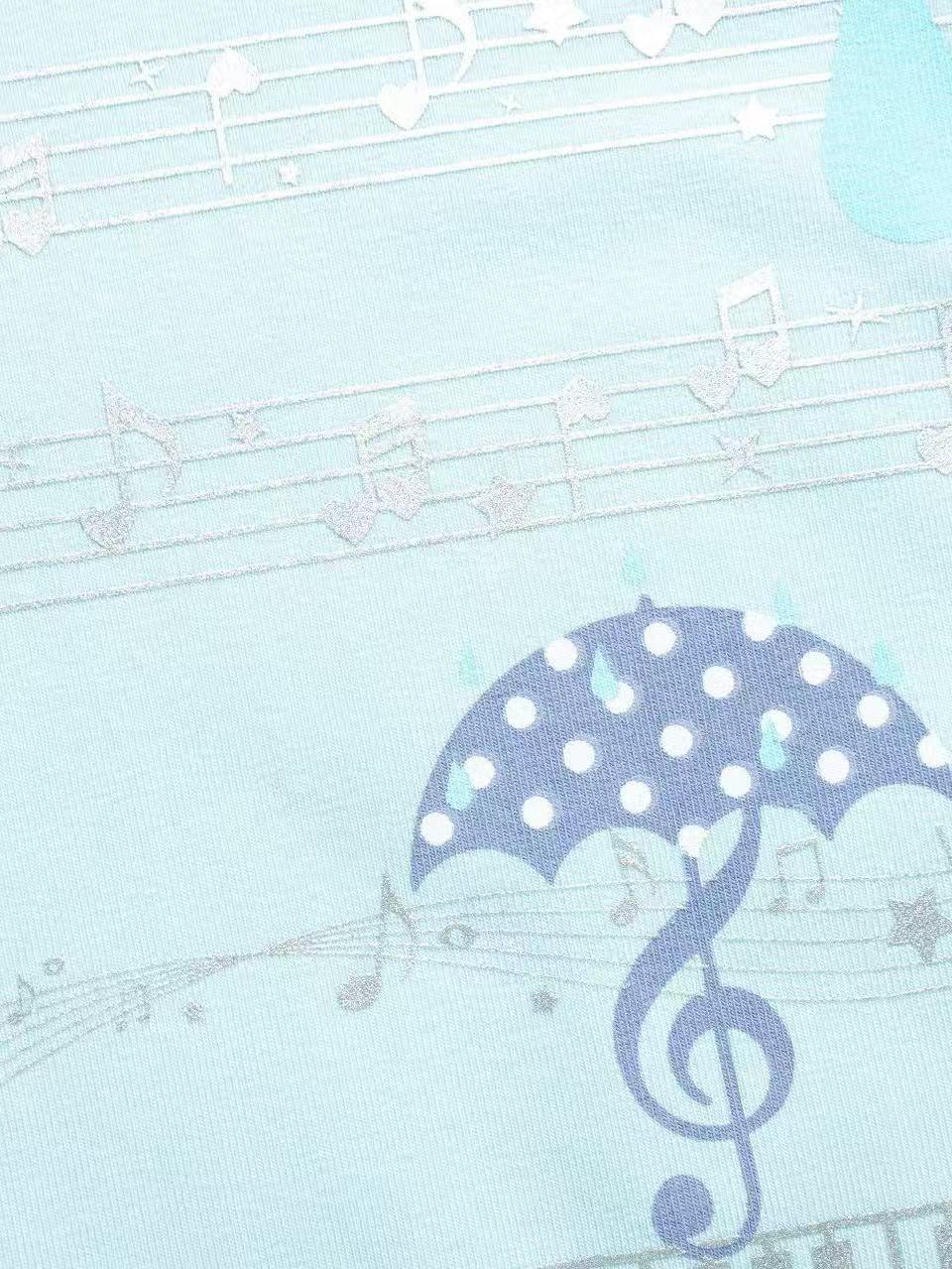 'Tune Dream' Cute Music Note Print Short Sleeve T-Shirt (Copy) AlielNosirrah