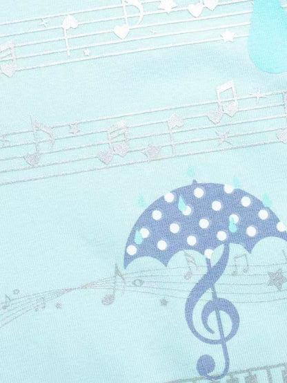 'Tune Dream' Cute Music Note Print Short Sleeve T-Shirt (Copy) AlielNosirrah