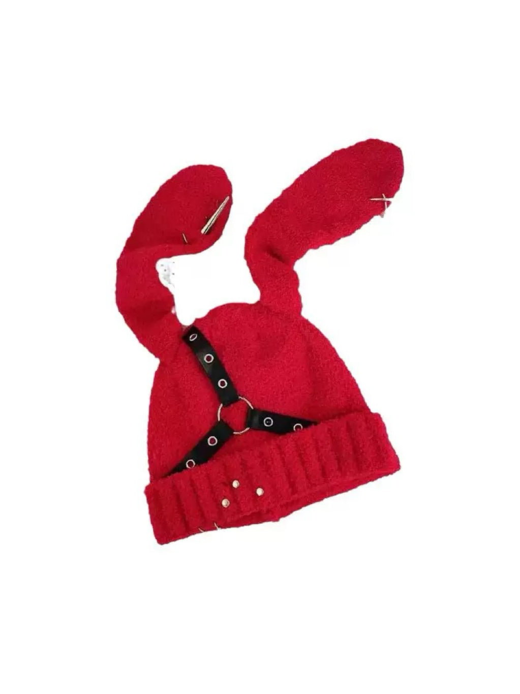 'Wrecking Rabbit' Y2K Punk Rabbit-Ear Hat AlielNosirrah