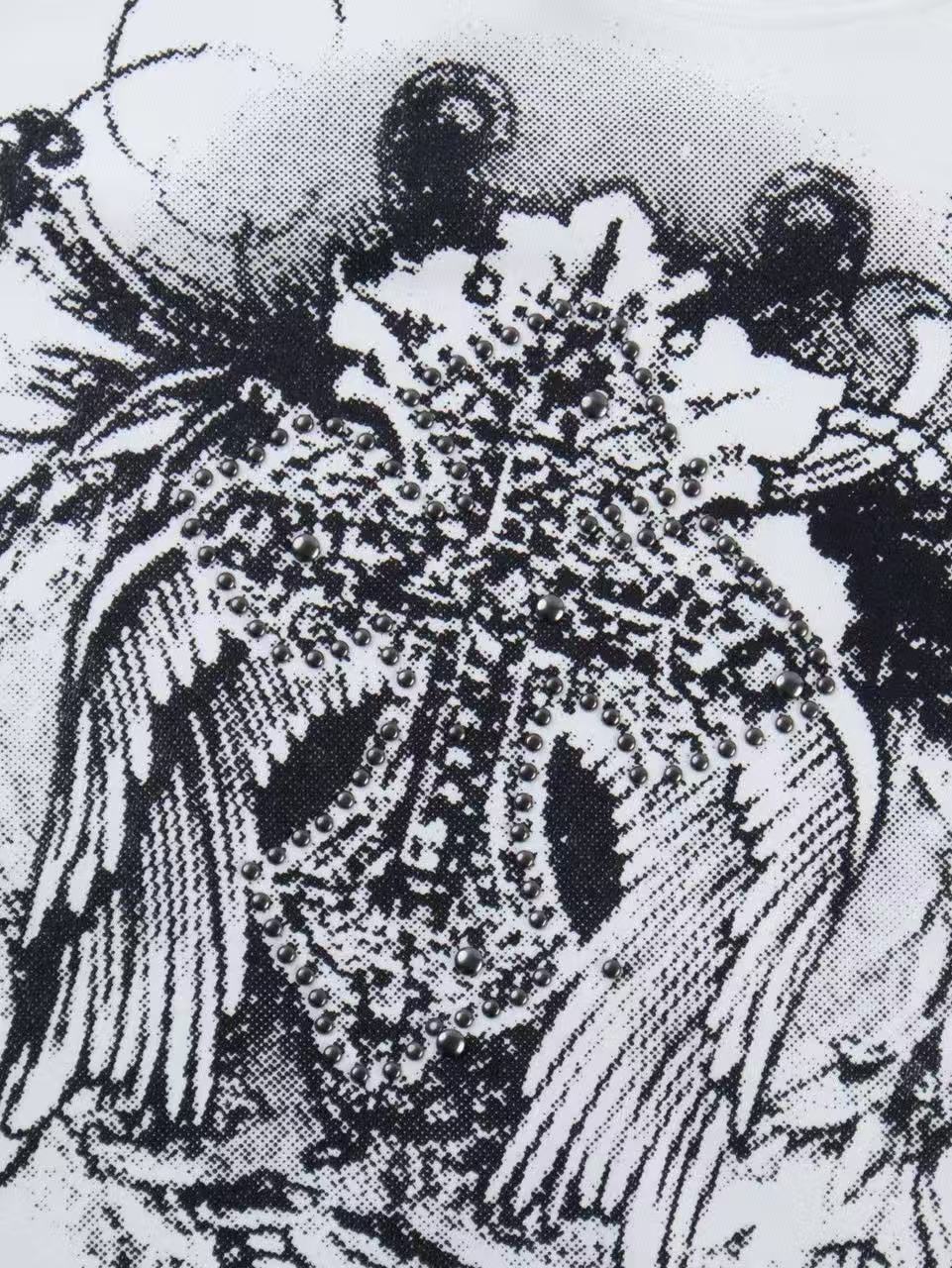 'Crossriot' Punk Cross Graphic T-Shirt (Copy) AlielNosirrah