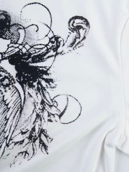 'Crossriot' Punk Cross Graphic T-Shirt (Copy) AlielNosirrah
