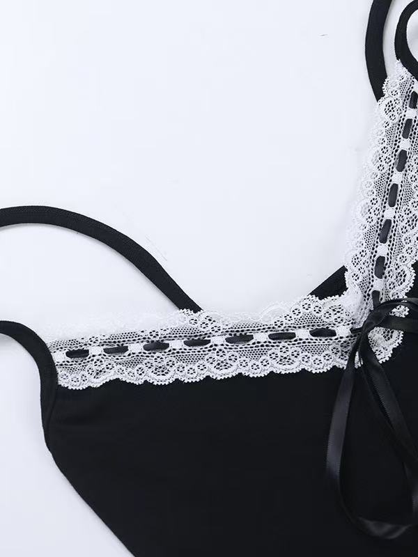 'Gloom Cloak' Dark Gothic Lace Cape Cami Set (Copy) AlielNosirrah
