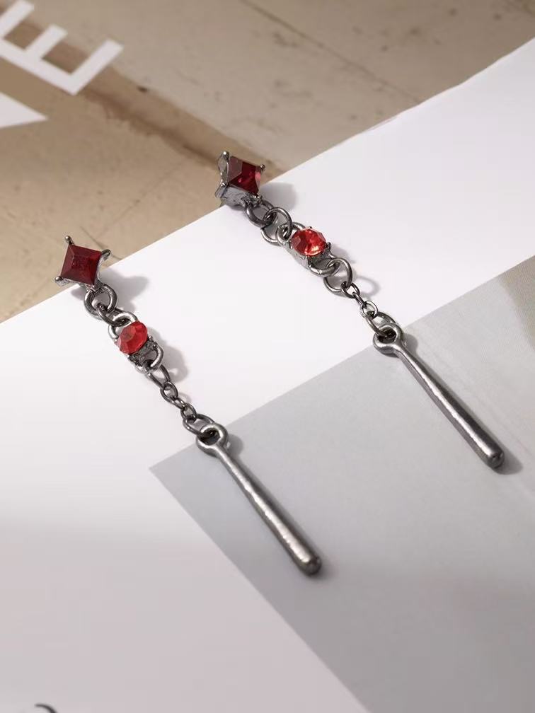 bloodline-y2k-gothic-red-zircon-drop-earrings-3