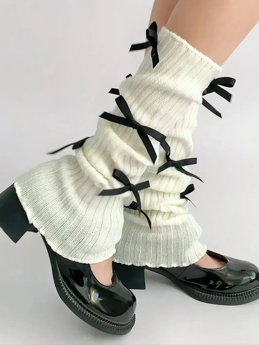 'Angelike' Coquette Ribbon Legwarmers AlielNosirrah