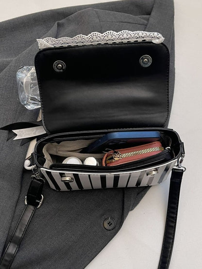 'Melody Keys' Kawaii Piano Top-Handle Crossbody Bag AlielNosirrah