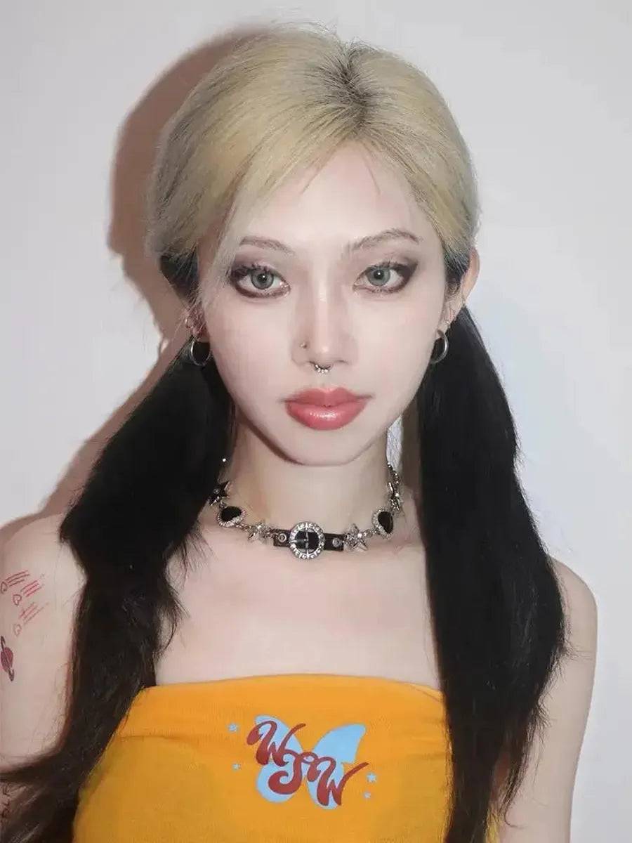 'Fetish' Grunge Star Metal Choker Necklace AlielNosirrah