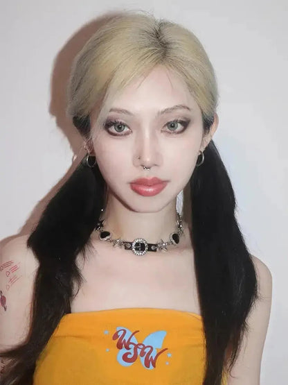 'Fetish' Grunge Star Metal Choker Necklace AlielNosirrah