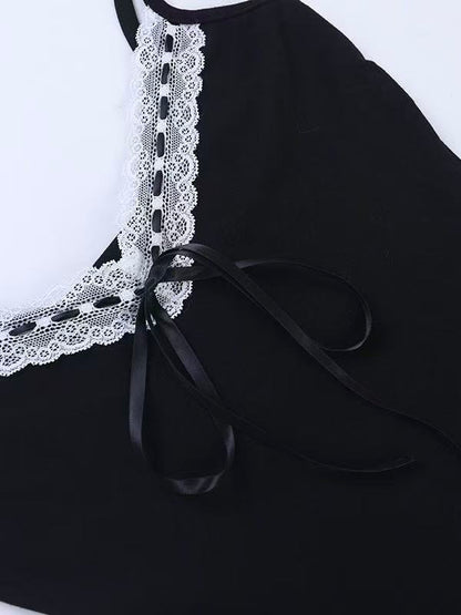 'Gloom Cloak' Dark Gothic Lace Cape Cami Set (Copy) AlielNosirrah
