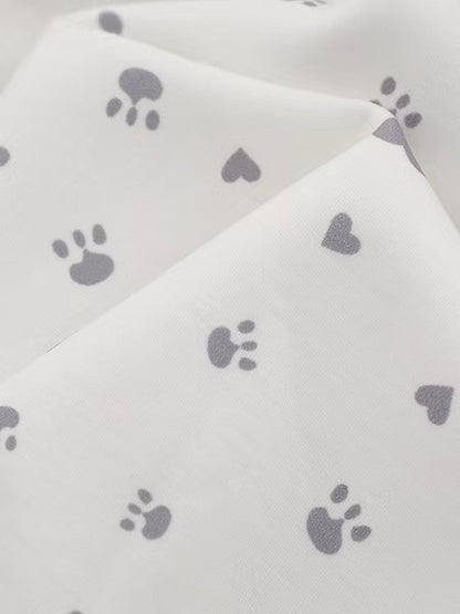 'Paw Sweetie' Sweet Animal Paw Print Y2K Jacket (Copy) AlielNosirrah