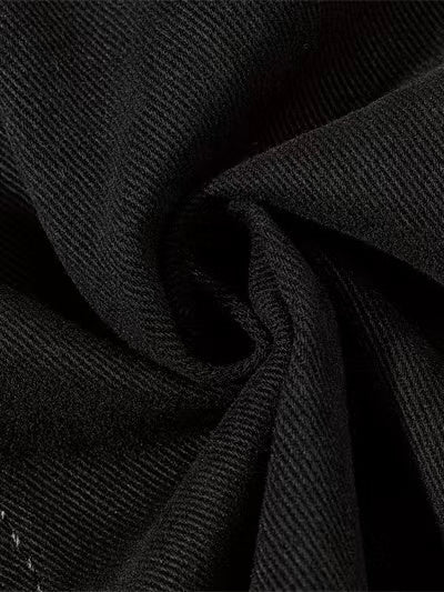 'Hype Tie' High Street Strap Design Wide Leg Cargo Capri Pants