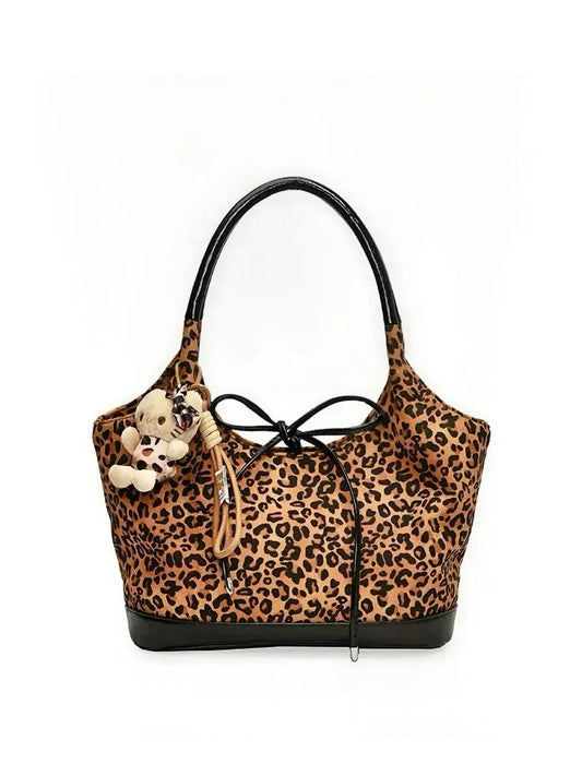 'Sweet Tale' Kawaii Deer Pattern Faux Fur Hand Bag AlielNosirrah