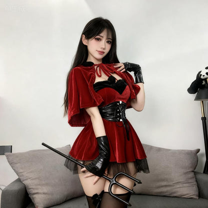 'Holly Night' Christmas Red Riding Hood Cosplay Set AlielNosirrah