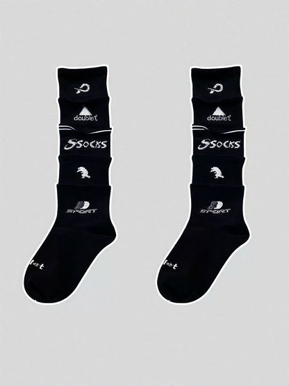 'Matchday' Sporty Y2K Football Knee Socks & Sleeve Cover Set