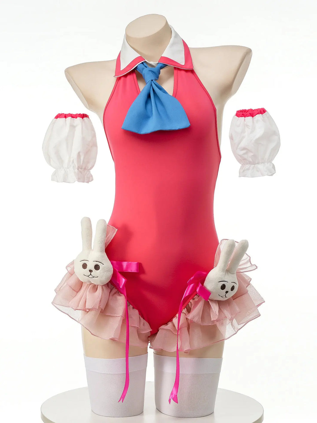 'hoshi no eye' Anime Girl Bunny Pink Bodysuit AlielNosirrah