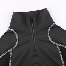 Load image into Gallery viewer, &#39;Adira&#39; Goth Dark See-Through Buckle Crop Top
