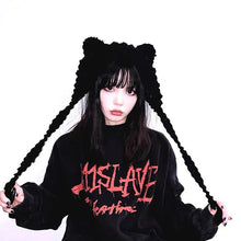 Load image into Gallery viewer, &#39;Babe Bear&#39; Knitting Ear Muff Winter Hat AlielNosirrah
