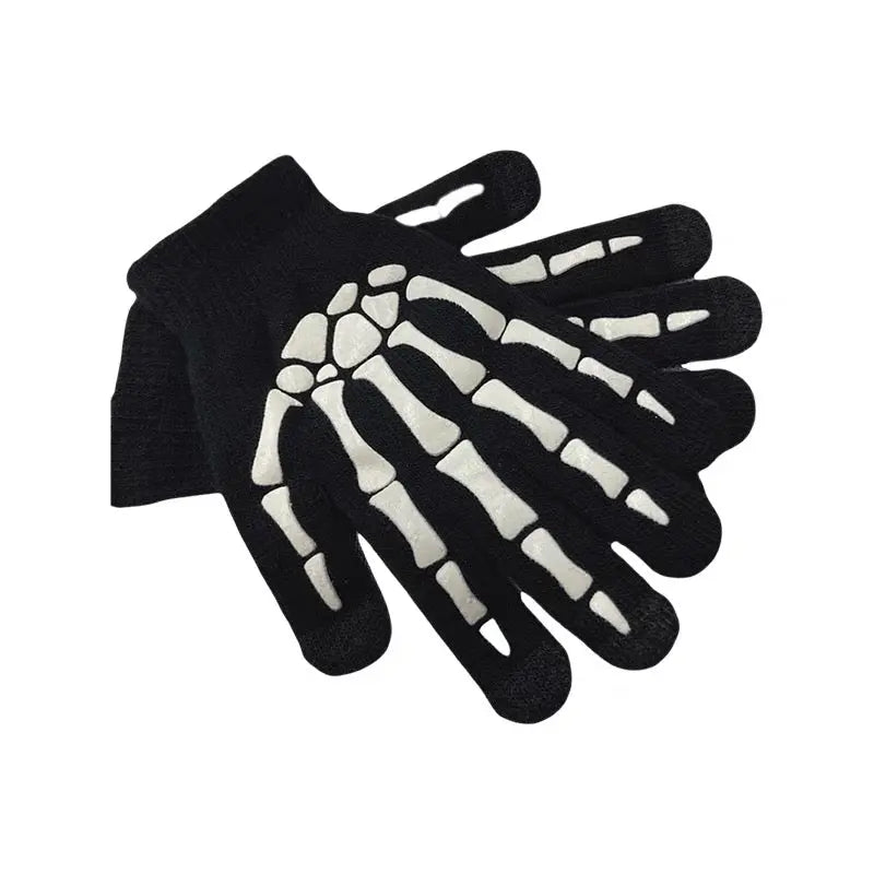 'Bare Hands' Dark Kawaii Goth Skull Skeleton Gloves AlielNosirrah