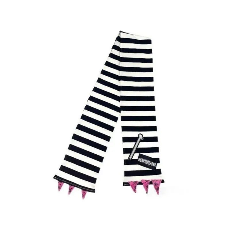 'Belly' Y2K Harajuku Stripe Scarf AlielNosirrah