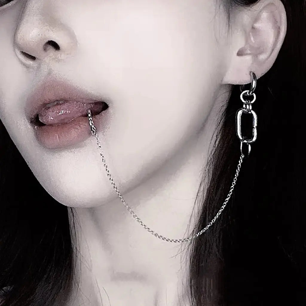 'Bite' Non-piercing Lip Ring Earring - AlielNosirrah