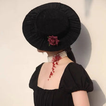 Load image into Gallery viewer, &#39;Bleeding Love&#39; Goth Vampire Halloween Necklace AlielNosirrah
