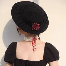 Load image into Gallery viewer, &#39;Bleeding Love&#39; Goth Vampire Halloween Necklace AlielNosirrah
