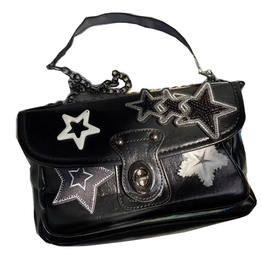 'Blink' Star Pattern Vintage Crossbody Bags AlielNosirrah
