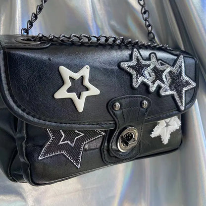 'Blink' Star Pattern Vintage Crossbody Bags AlielNosirrah