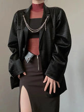 Load image into Gallery viewer, &#39;Blood Bank&#39; Dark Goth Oversized Suit AlielNosirrah
