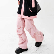 Load image into Gallery viewer, &#39;Blush&#39; Soft Pink Drawstring Cargo Pants AlielNosirrah
