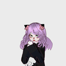 Load image into Gallery viewer, [Brenda] Cat Ears  E-girl Pink Bow Hair Pins - AlielNosirrah
