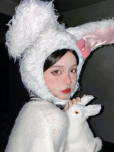 Load image into Gallery viewer, &#39;Bunny girl&#39; Y2k Fluffy Kawaii Rabbit Hat AlielNosirrah
