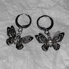 Load image into Gallery viewer, &#39;Butterfly Blade&#39; Future Alt Carvings Earrings AlielNosirrah
