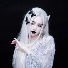 Load image into Gallery viewer, &#39;Butterfly Effect&#39; Goth Embroidery Hair Pins AlielNosirrah
