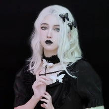 Load image into Gallery viewer, &#39;Butterfly Effect&#39; Goth Embroidery Hair Pins AlielNosirrah
