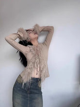 Load image into Gallery viewer, &#39;Buttermilk&#39;  Fairy Grunge Fluffy Knitted Sweater AlielNosirrah
