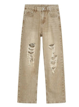 Load image into Gallery viewer, &#39;Cactus&#39; Grunge Oversized Distressed Ripped Denim Pants AlielNosirrah
