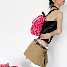Load image into Gallery viewer, &#39;Cheetah&#39;  Pink Fluffy Fur Backpack AlielNosirrah
