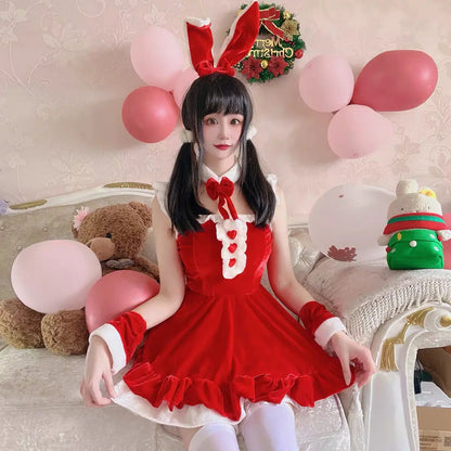 'Christmas Rabbit' Sweet Bunny Christmas Dress AlielNosirrah
