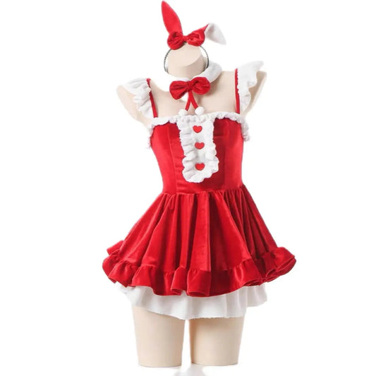 'Christmas Rabbit' Sweet Bunny Christmas Dress AlielNosirrah
