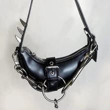 Load image into Gallery viewer, &#39;Claws&#39; Goth Punk Rivet  Underarm Bag AlielNosirrah
