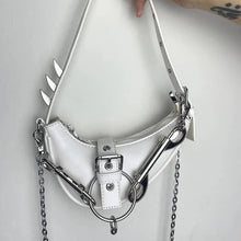 Load image into Gallery viewer, &#39;Claws&#39; Goth Punk Rivet  Underarm Bag AlielNosirrah
